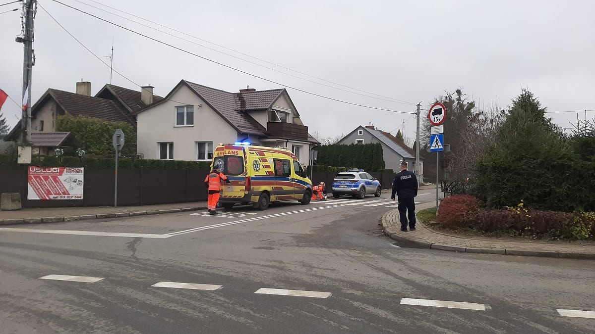 Wypadek na motorowerze elektrycznym w Miłomłynie 15 Wypadek na motorowerze elektrycznym w Miłomłynie.