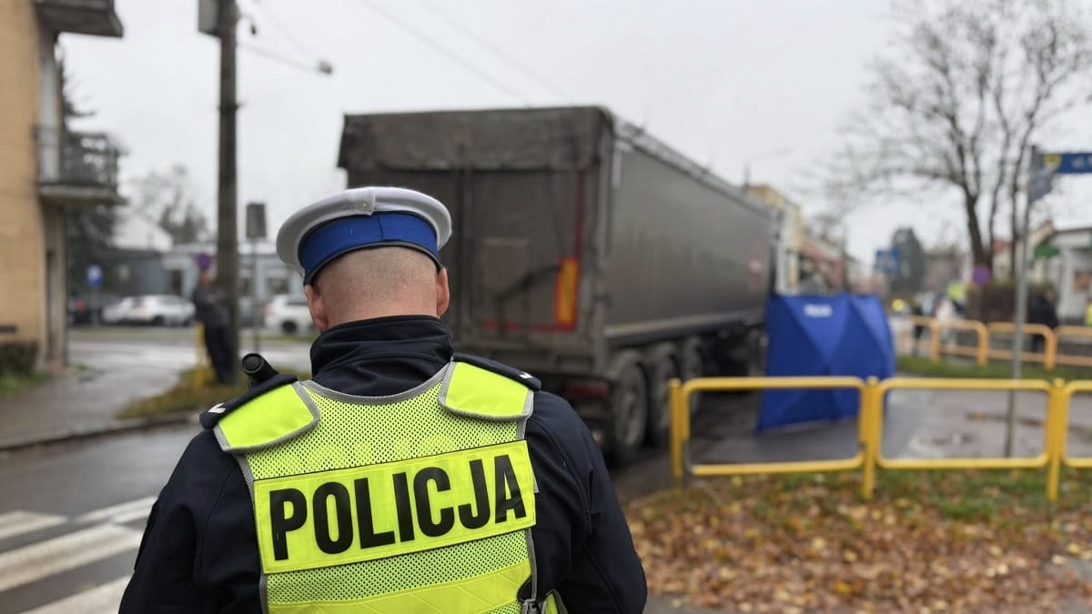 Wypadek W Morągu - Nie Żyje Kobieta Potrącona Przez Ciężarówkę!
