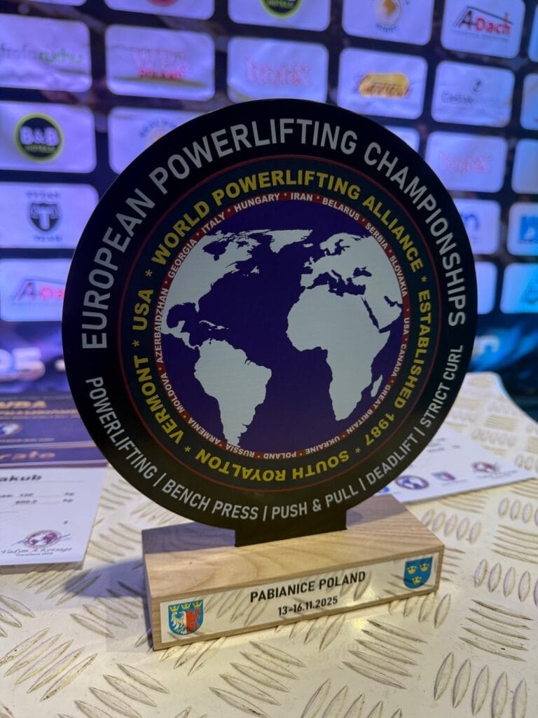 600 kg z Morąga. Jakub Kopówka – uczeń ZSL Mistrz Europy WPA 4 Jakub Kopowka Mistrz Europy Wpa 3