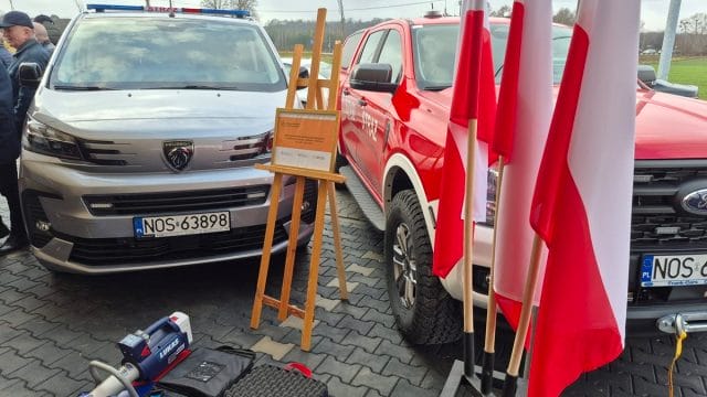 Nowy sprzęt dla strażaków PSP Ostróda. Sfinansował Program Ochrony Ludności i Obrony Cywilnej 17 Nowy sprzęt dla strażaków PSP Ostróda.