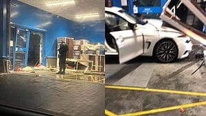 Drifter Wjechał W Castoramę. Policja Ukarała Młodego Kierowcę Bmw