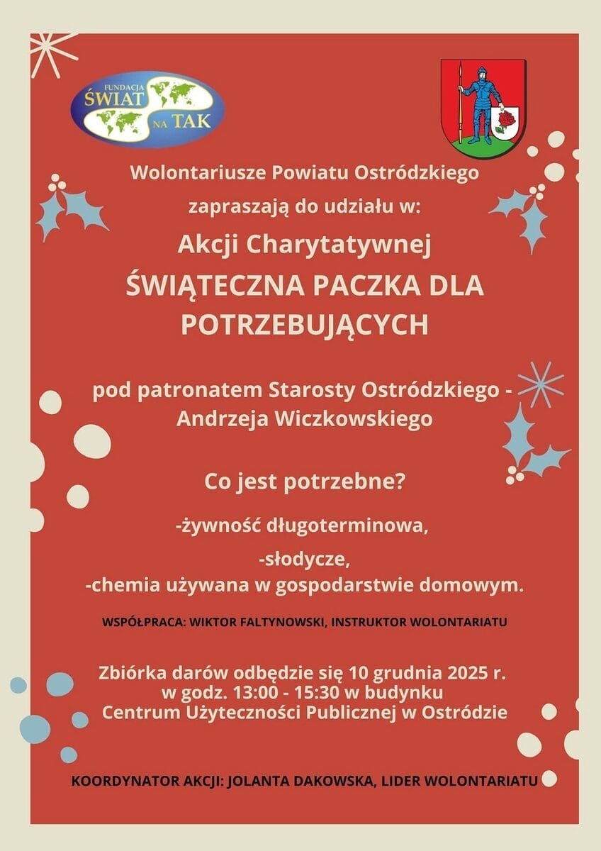 Świąteczna Paczka Dla Potrzebujących - Finał W Centrum Użyteczności Publicznej