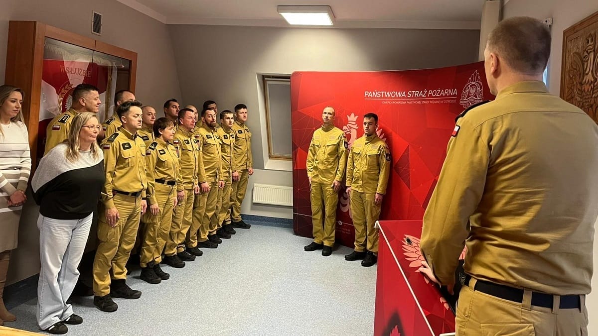 Nowi Strażacy W Psp Ostróda. Przeszli Rekrutację - Złożyli Ślubowanie